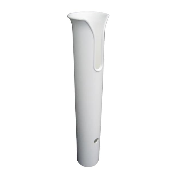 Taco Marine TACO Poly Thru-Bolt Rod Holder w/Mounting Holes - No Hardware - White - P04-011W