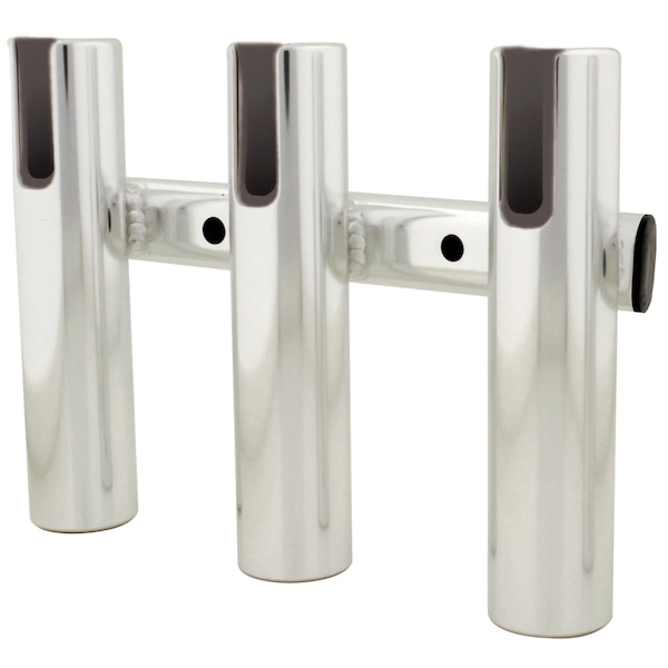 Taco Marine 3-Rod Holder Rack - Brushed Aluminum - F31-3003BSA-1