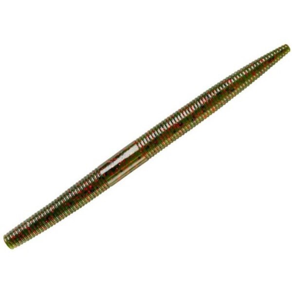 Yum 5 in. Dinger Watermelon Red Flake Fishing Lure, 8PK - YDG502