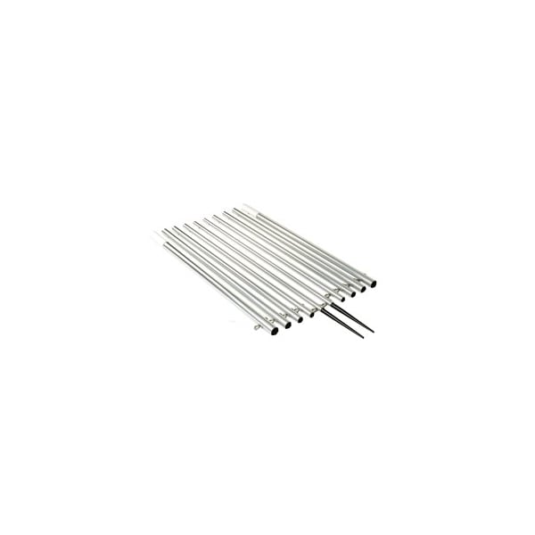 Lees Tackle 18.5' Bright Silver Standard Poles F/ Sidewinder - AP3918