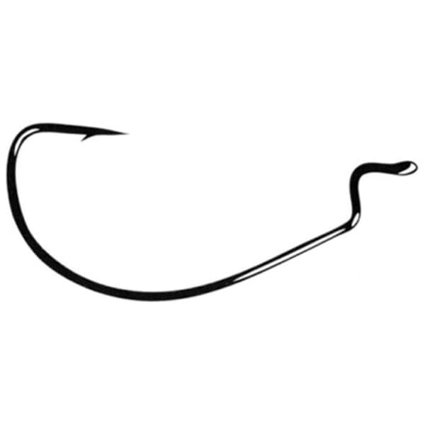Strike3 Gamakatsu - Spro  Worm Hook Ewg X-Wide Black Offset; Size 2-0 - ST730907