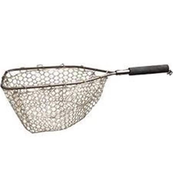 Adamsbuilt Fishing 15 in Aluminum Catch  Release Net with Camo Ghost Netting - ABGCRN15A