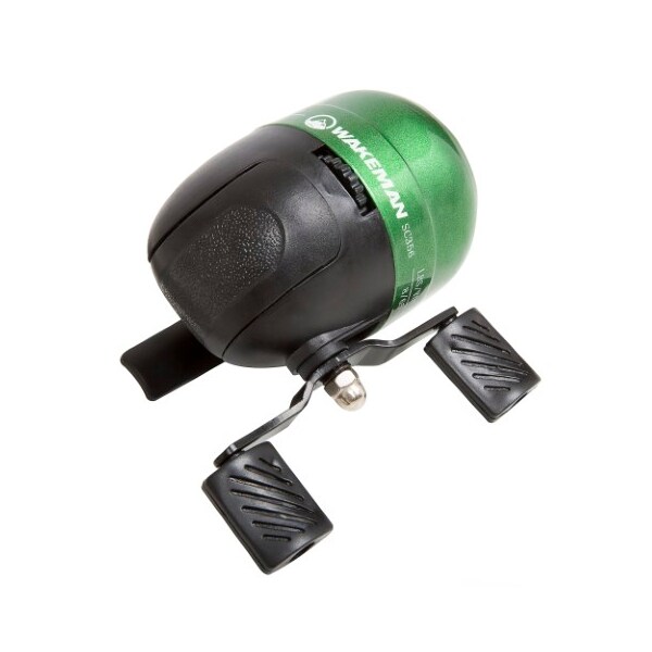 Leisure Sports Fishing Rod and Reel Combo with Tackle Set, Spincast Pole, Gear for Small Fish for Kids, Green - 211414OWR