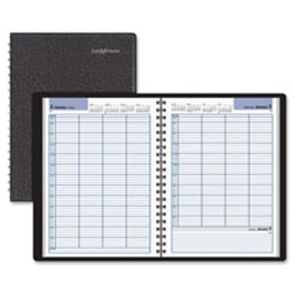 Pen2Paper DayMinder 4-Person Daily Appointment - Black - PE513486