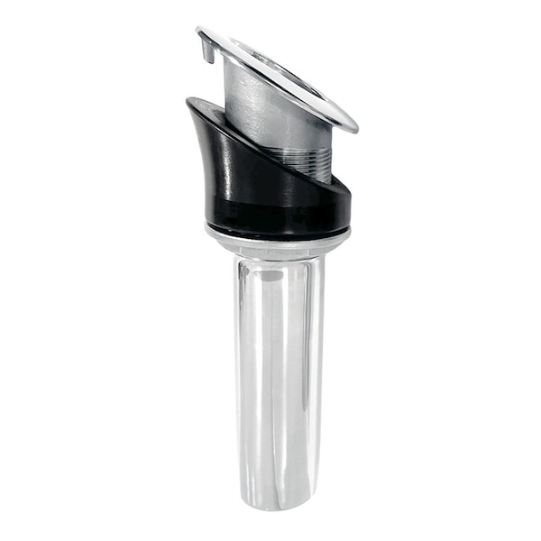 Tigress 9 in 30-Degree Rod Holder, Screwless, Stainless Steel - 77275