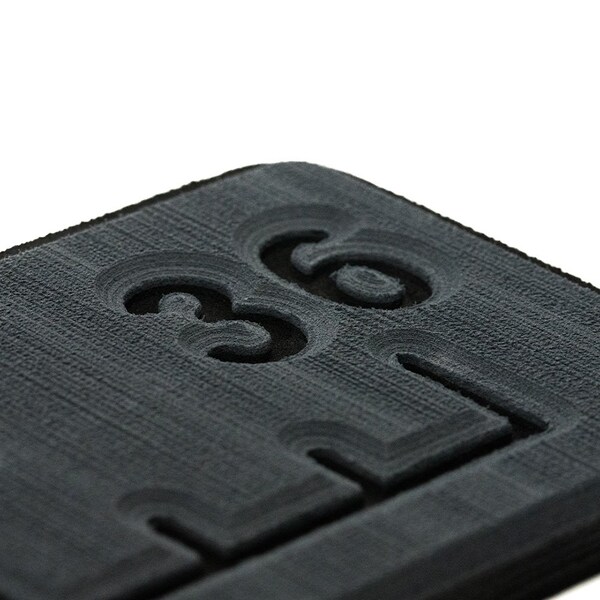 Seadek 36 Routed Ruler - 6mm - Brushed Texture - Dark Grey/Black - 53583-80067