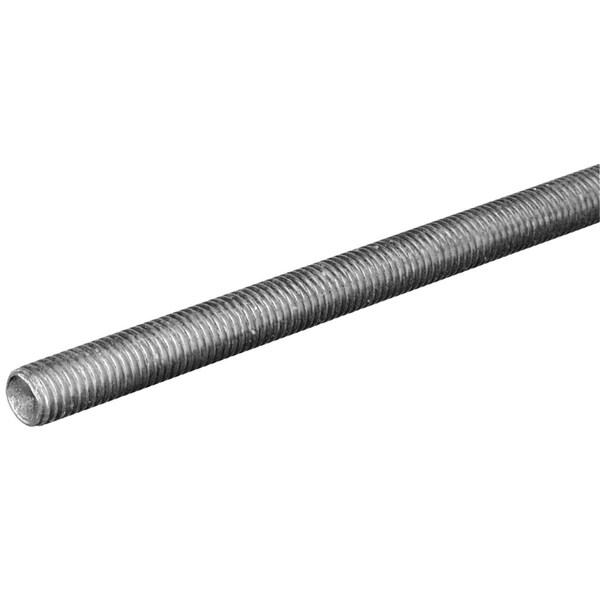 Perfectpitch 63in. X 36in. Threaded Rod NC Zinc - PE2104814