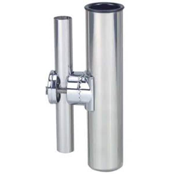 Perko Perko 1215DP0CHR Clamp-On Fishing Rod Holder for 3/4" to 1" Rails - 1215DP0CHR