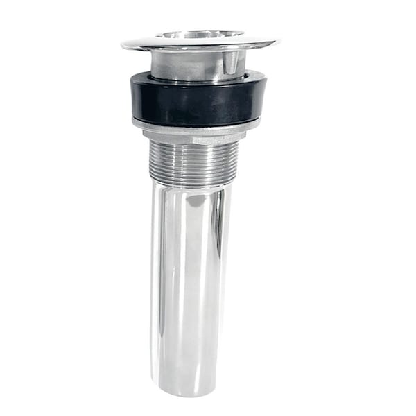 Tigress 9 in 0-Degree Rod Holder, Screwless, Stainless Steel - 77277