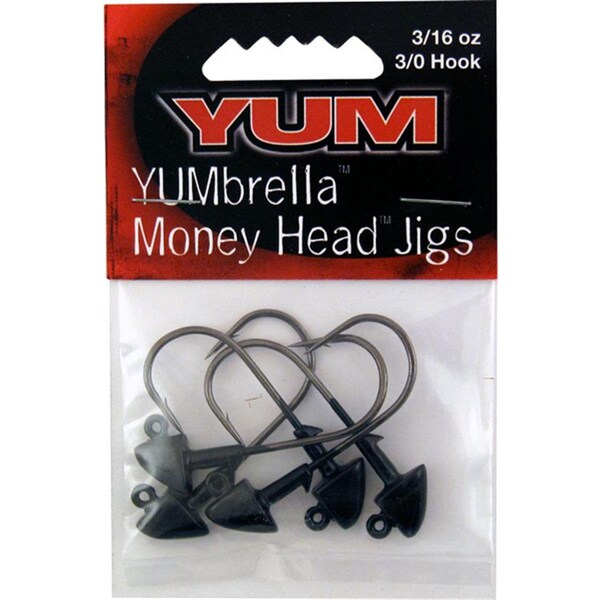 Yum 0.18 oz Money Head Jig, 5PK - YBMHJ3631