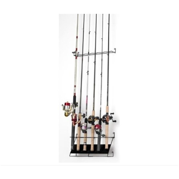 Work-Of-Art RackEm Racks   Vertical 6-rod fishing rod rack - economy - WO2588105