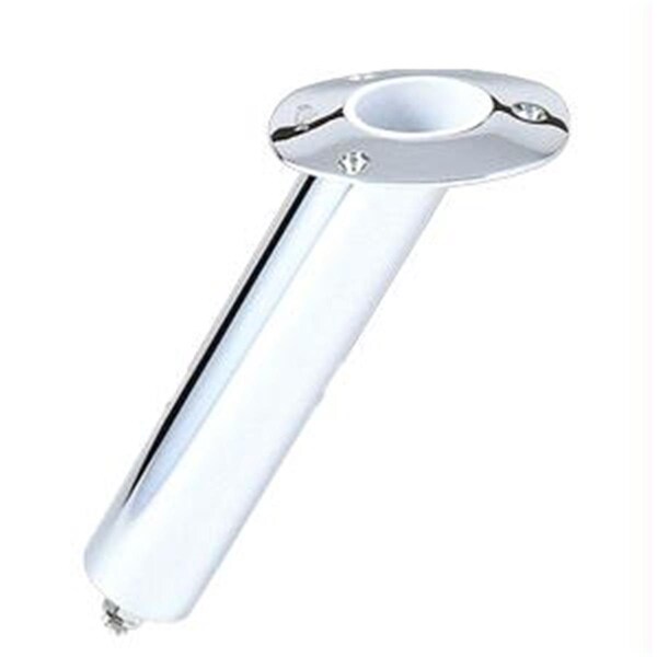 Perfectpitch Lee's Tackle Inc.  30 Degree Stainless Steel Swivel Base Flush Mount Rod Holder - PE2935911