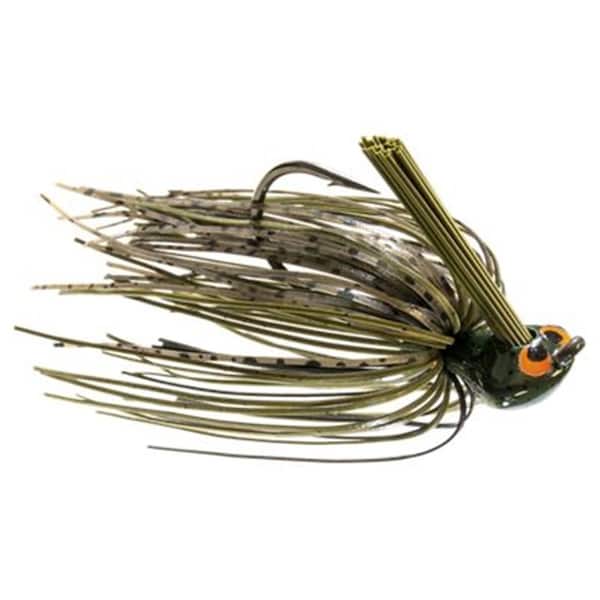 Z-Man 0.37 oz CrossEyez Flipping Jig, Green Pumpkin - CEFL38-02