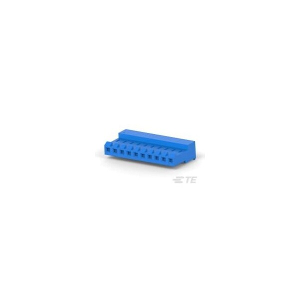 Te Connectivity 10P MTA156 CONN ASSY 26AWG BLU - 4-640430-0