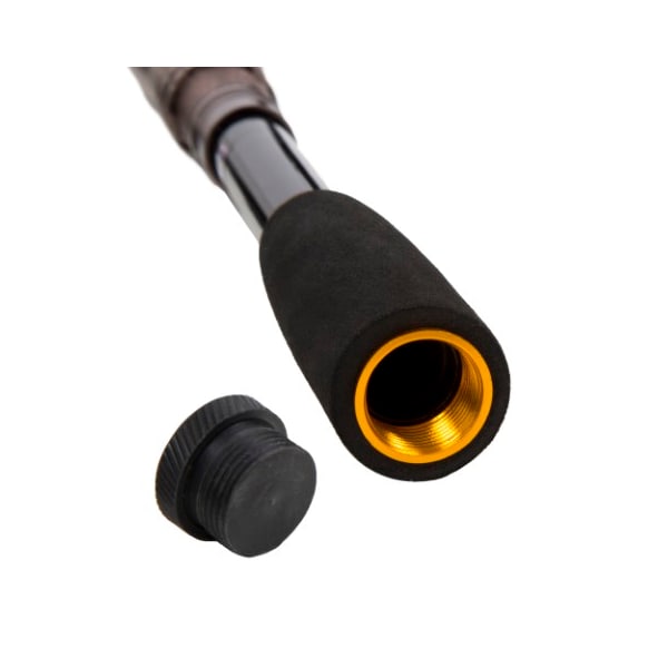 Leisure Sports Fishing Rod and Reel Combo, Spinning Reel, Carbon Fiber and Steel Telescopic Pole for Fishing, Black - 535297WGZ
