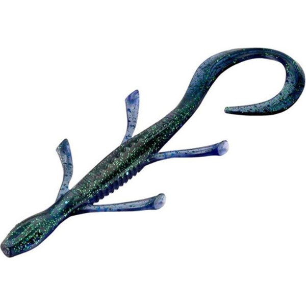 13 Fishing 8 in. Blueberry Yum Lizzy Creature Bait Fishing Lure - L8-35