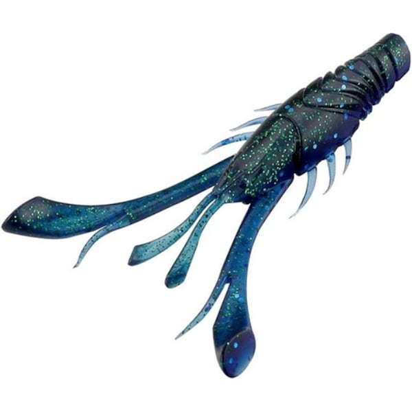 Desviacion 4.25 in. Wobble Craw Creture Blueberry Yum Yum Fishing Lure - DE2979167
