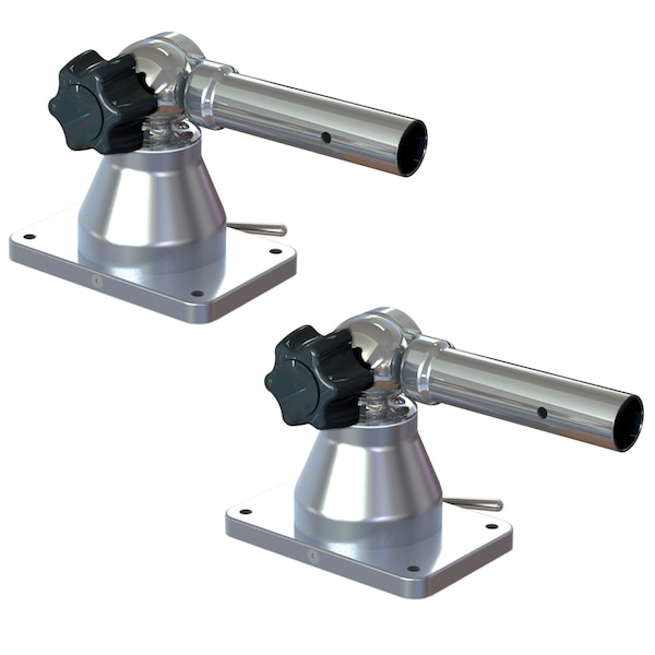 Taco Marine Grand Slam 170 Outrigger Top Mounts - 1-1/8" (Pair) - GS-170