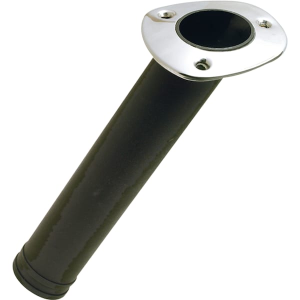Seachoice 30 Degree Plastic Rod Holder With Stainless Steel Flange - 89221