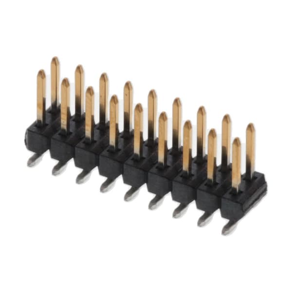 Molex Board Connector, 18 Contact(S), 2 Row(S), Male, Straight, 0.1 Inch Pitch, Surface Mount Terminal,  - 15910180