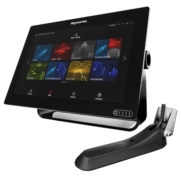 Raymarine 12 in. Axiom 12 RV Chartplotter Combo with RV-100 Transducer - E70369-03