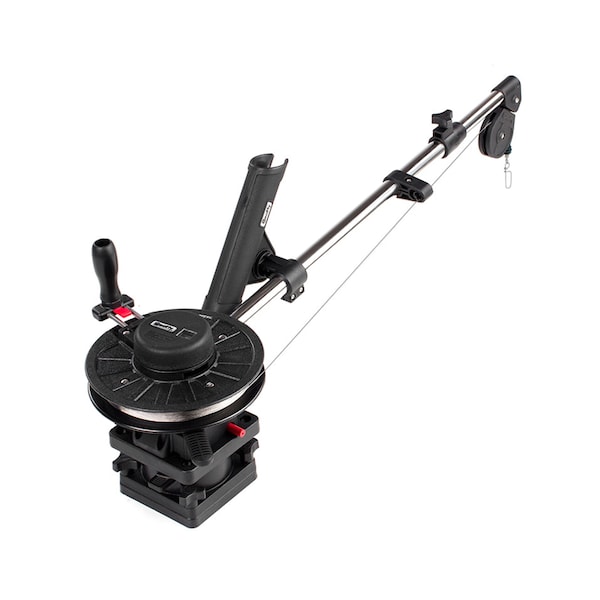 Scotty 1091 Telescoping 60" Longarm Combo Manual Downrigger w/ Swivel Base - 1091
