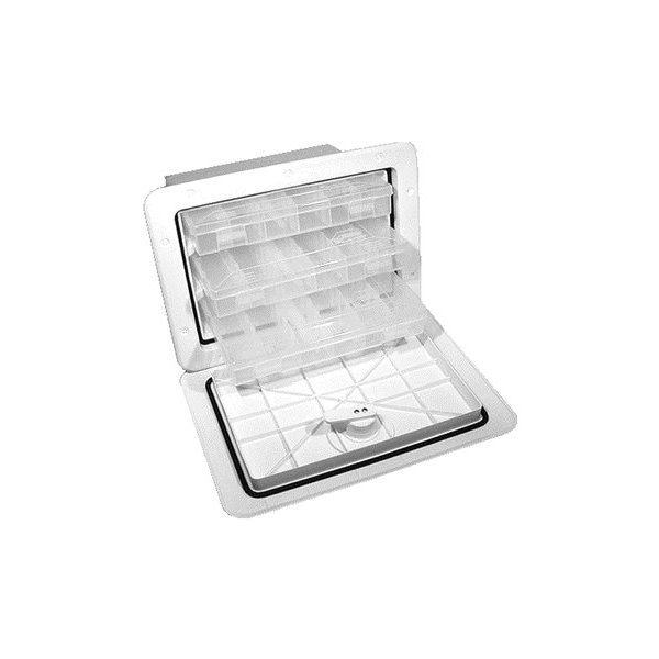 T-H Marine Supplies White Tackle Tray Box, No TBOX1115-3T-2P - TBOX1115-3T-2P