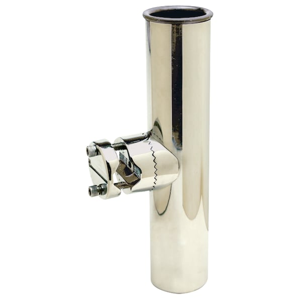 Seachoice Stainless-Steel Clamp-On Rod Holder, Fits 7/8" to 1" Dia. - 89151
