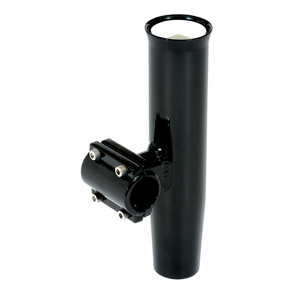 Lees Tackle Clamp-On Rod Holder Bk Alum Horizontal Pipe Size No 2 - RA5202BK