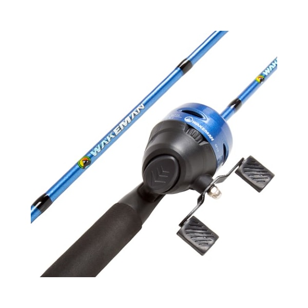 Leisure Sports Fishing Rod and Reel Combo, Spincast Pole, Gear for Bass and Trout Fishing, for Kids, Blue - 500987RNZ