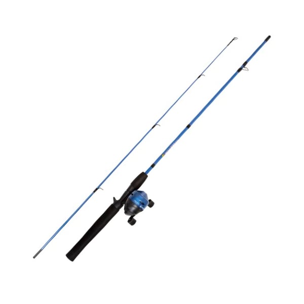 Leisure Sports Fishing Rod and Reel Combo, Spincast Pole, Gear for Bass and Trout Fishing, for Kids, Blue - 500987RNZ
