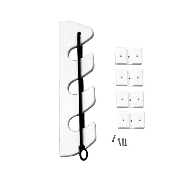Taco Marine TACO 3-Rod Poly Bungee Rod Holder Rack - White - P03-133W