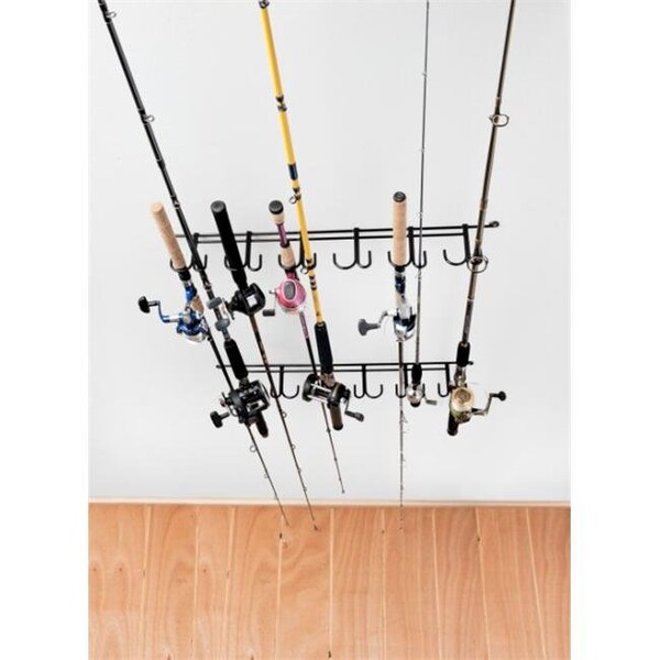 Rack Em Racks RackEm Racks 7009 Overhead 12 Rod Fishing Rod Rack - 7009