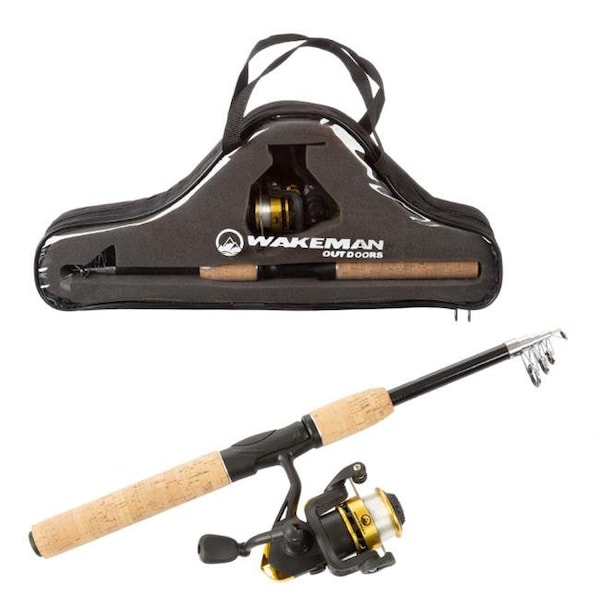 Wakeman Wakeman 80-FSH5047 Fishing Pole Telescopic - 5.5 ft. - 80-FSH5047