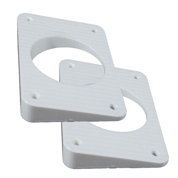 Taco Marine Wedge Plates f/Grand Slam Outriggers - White - WP-150WHA-1