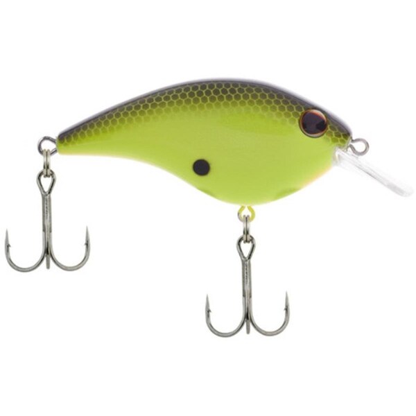 Berkley 2.8 in. - 3-7 oz Black & Chartreuse Frittside Crankbait Fishing Lure - Size 5 Biggun - 1532747