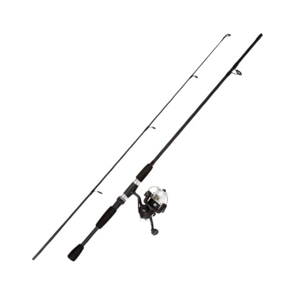 Leisure Sports Fishing Rod and Reel Combo, Spinning Reel, Gear for Bass and Trout Fishing, Great for Kids, Black - 176151LZU