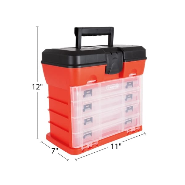 Fleming Supply Fleming Supply 4-Tray Parts and Tackle Toolbox - 312287CAD