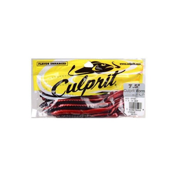 Big Rock Sports 18CT 75 RED Shad Worm - C720-02