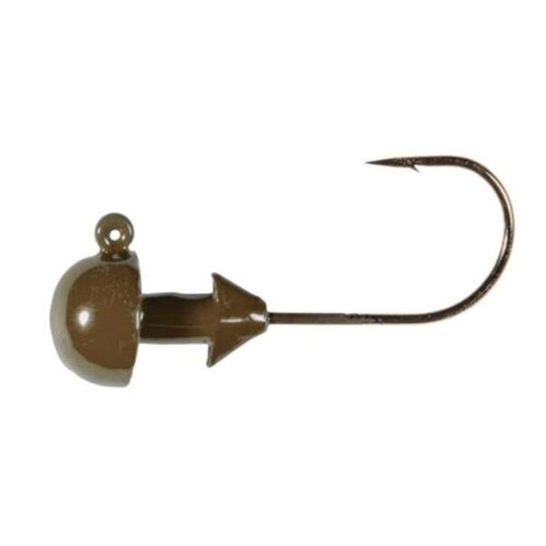 Z-Man 0.062 oz Green & Pumpkin OG Mushroom Jig Head, 4PK - OG116-01PK4