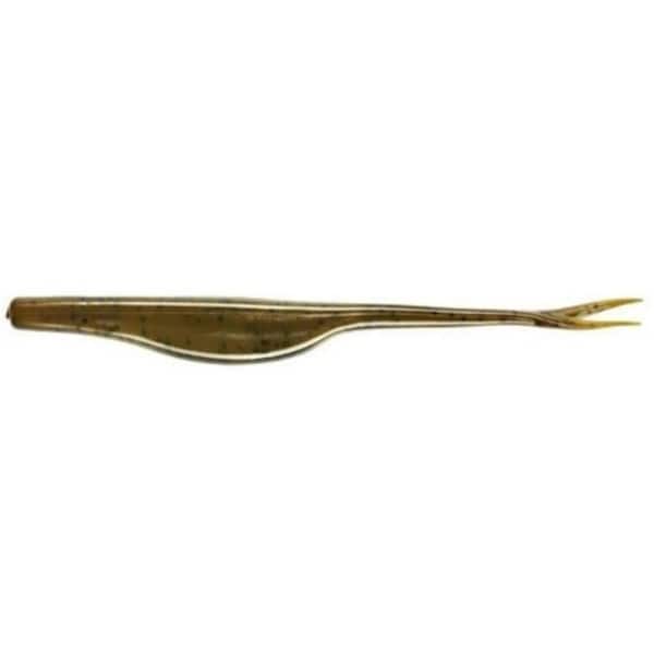 Yum 5 in. Breakn Shad Green & Pumpkin Fishing Lure, 10PK - YBS508