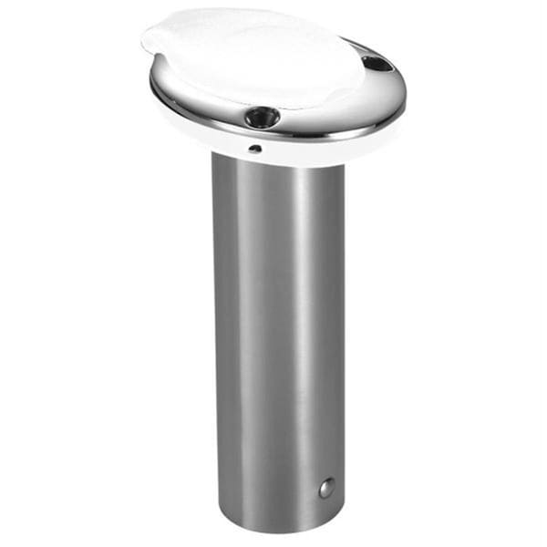 Attwood Standard Series Rod Holder - 0 Degree- White Insert - 66364W7
