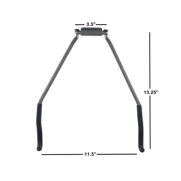 Leisure Sports Leisure Sports Wall Mount Bike Hanger Flip-Up Hook for Storing Mountain, Road, or Fat Tire Bicycle - 237490RXZ