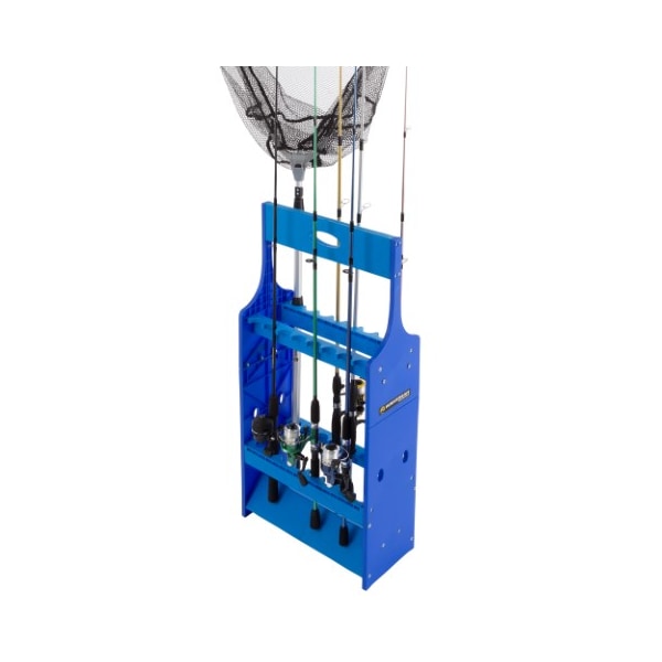 Leisure Sports Leisure Sports 16 Fishing Rod Storage Rack, Blue - 756127BIT