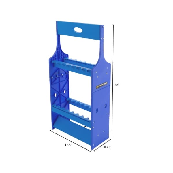Leisure Sports Leisure Sports 16 Fishing Rod Storage Rack, Blue - 756127BIT