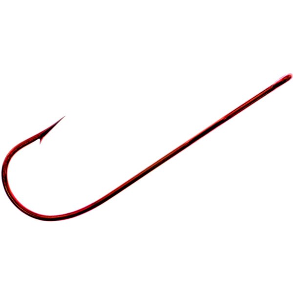 Tru Turn Aberdeen Panfish Fishing Hooks in Blood Red Size 2, 50PK - 853BL-2