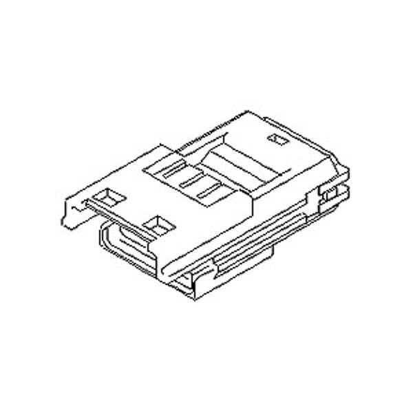 Molex Board Connector, 2 Contact(S), 1 Row(S), Male, Crimp Terminal, Locking, Black Insulator, Plug - 521160241