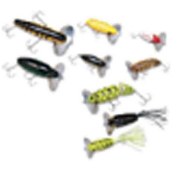 Arbogast G600-02 0.38 oz. Jitterbug Top Water Lure- Black - 851313