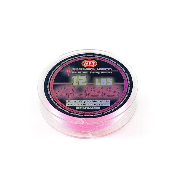 Hands On 150 yard Gliss Pink Fishing Line, 8 lbs - HA958980