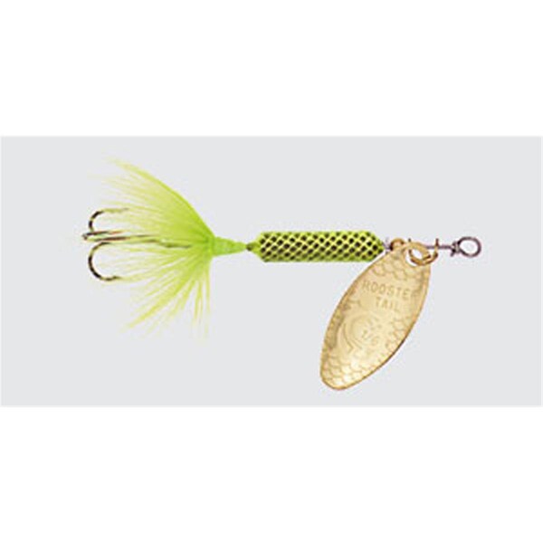 Yakima Rooster Tails 0.12 oz Original Rooster Tail, Hammered Chartreuse - 208-HBCHR